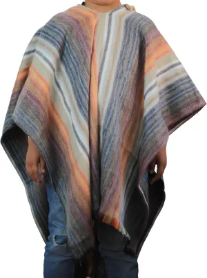 ALPAKITAS Premium Alpaca Wool Poncho for men and women  Western Hooded Cape for Men & Women  Soft & Warm Mexican ponchos