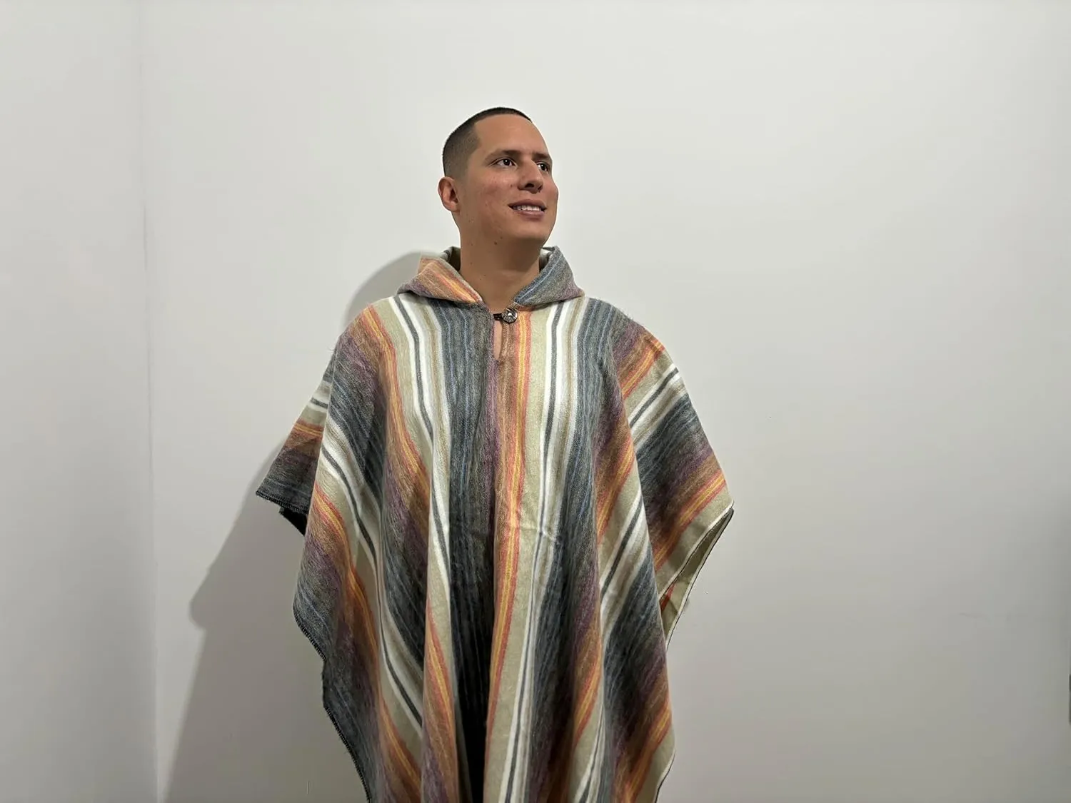 ALPAKITAS Premium Alpaca Wool Poncho for men and women  Western Hooded Cape for Men & Women  Soft & Warm Mexican ponchos