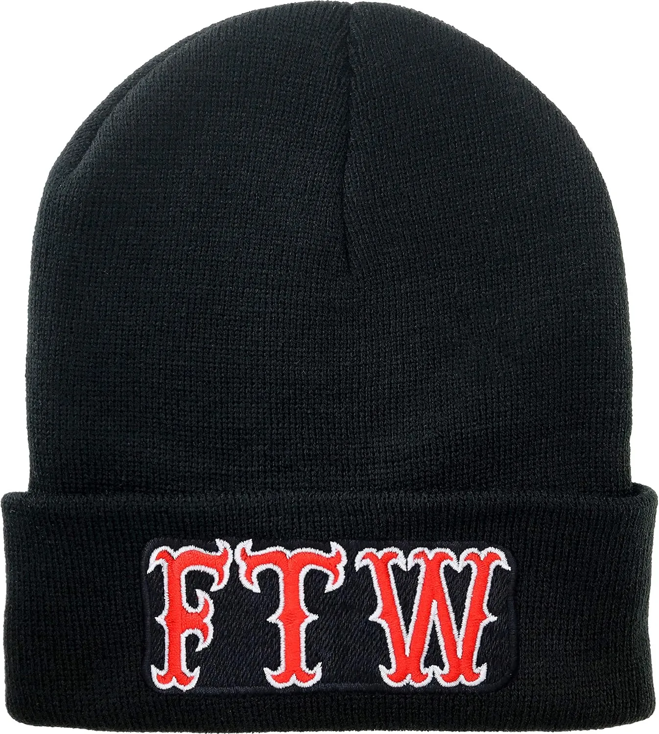 Beanie with Embroidery Biker Warm Winter Beanie hat Beanie Strechable and Soft Cuffed Beanie Cap Unisex