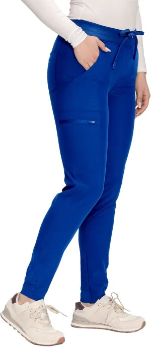 COZYFIT Medical Scrub Pants for Women - Soft Stretch,Drawstring Jogger Pants with 5 Pockets