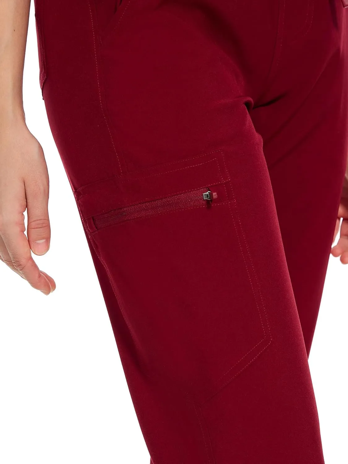 COZYFIT Medical Scrub Pants for Women - Soft Stretch,Drawstring Jogger Pants with 5 Pockets