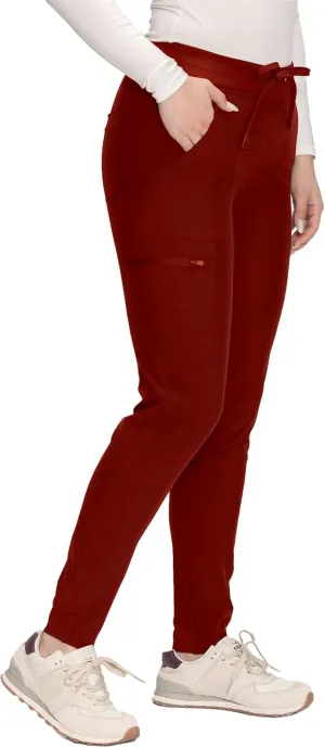 COZYFIT Medical Scrub Pants for Women - Soft Stretch,Drawstring Jogger Pants with 5 Pockets