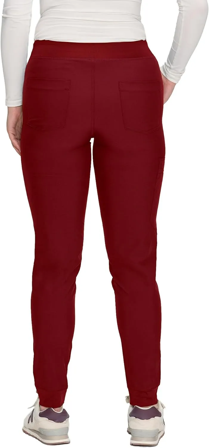 COZYFIT Medical Scrub Pants for Women - Soft Stretch,Drawstring Jogger Pants with 5 Pockets