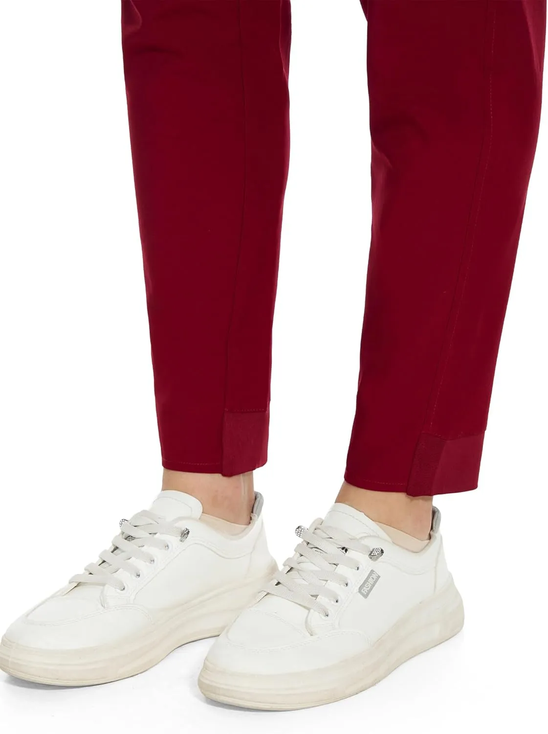 COZYFIT Medical Scrub Pants for Women - Soft Stretch,Drawstring Jogger Pants with 5 Pockets