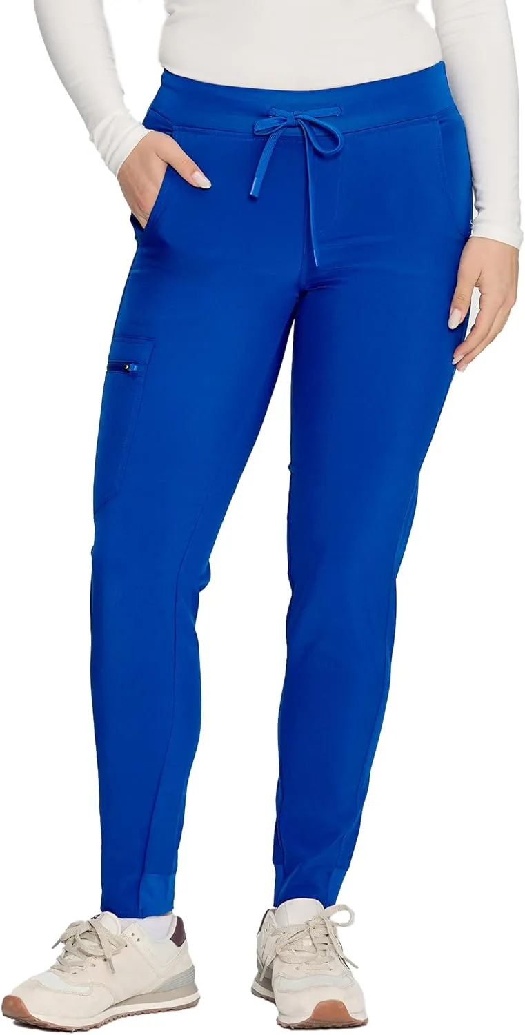 COZYFIT Medical Scrub Pants for Women - Soft Stretch,Drawstring Jogger Pants with 5 Pockets