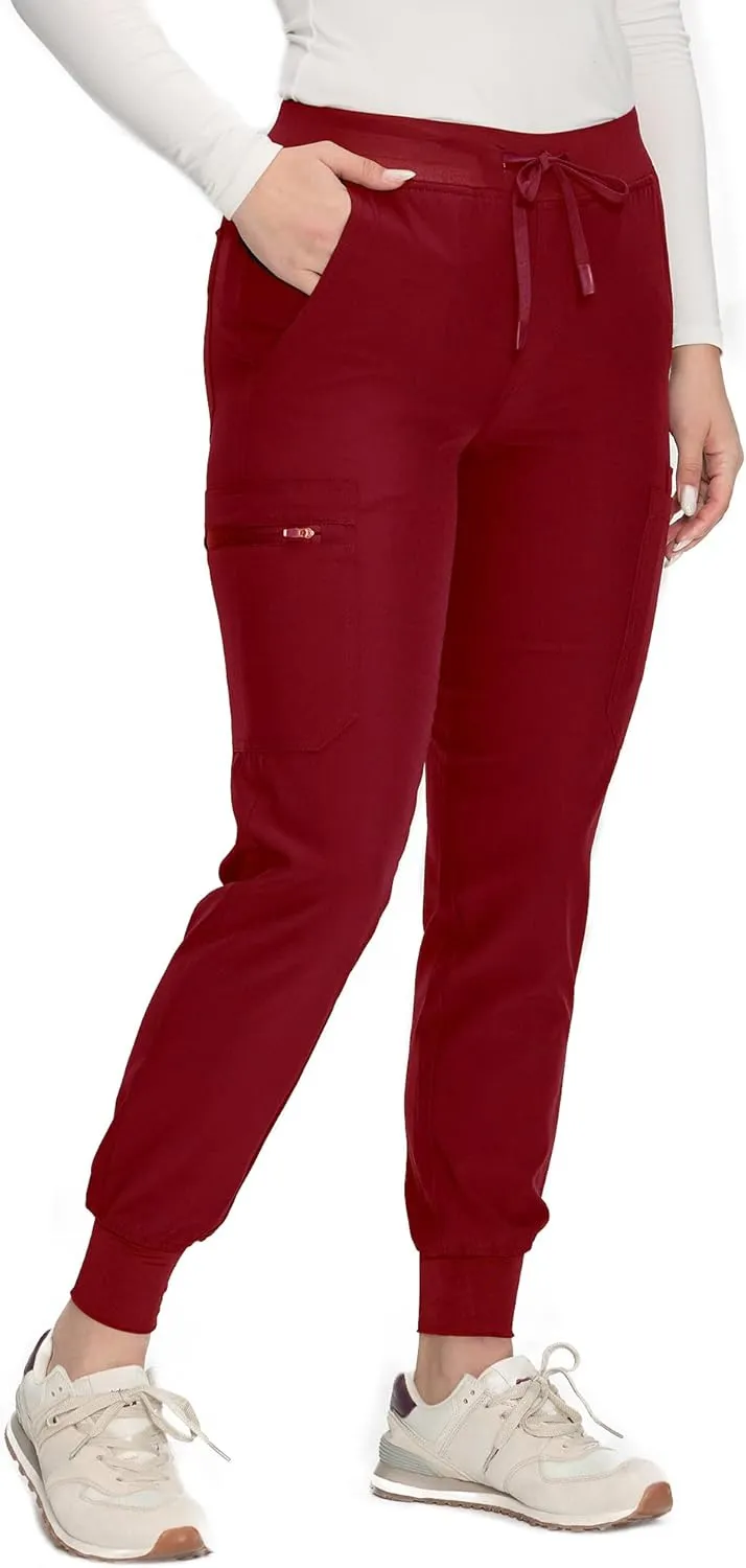 COZYFIT Scrub Pants for Women - Cargo Pants Scrubs with 7 Pockets,Soft Stretch