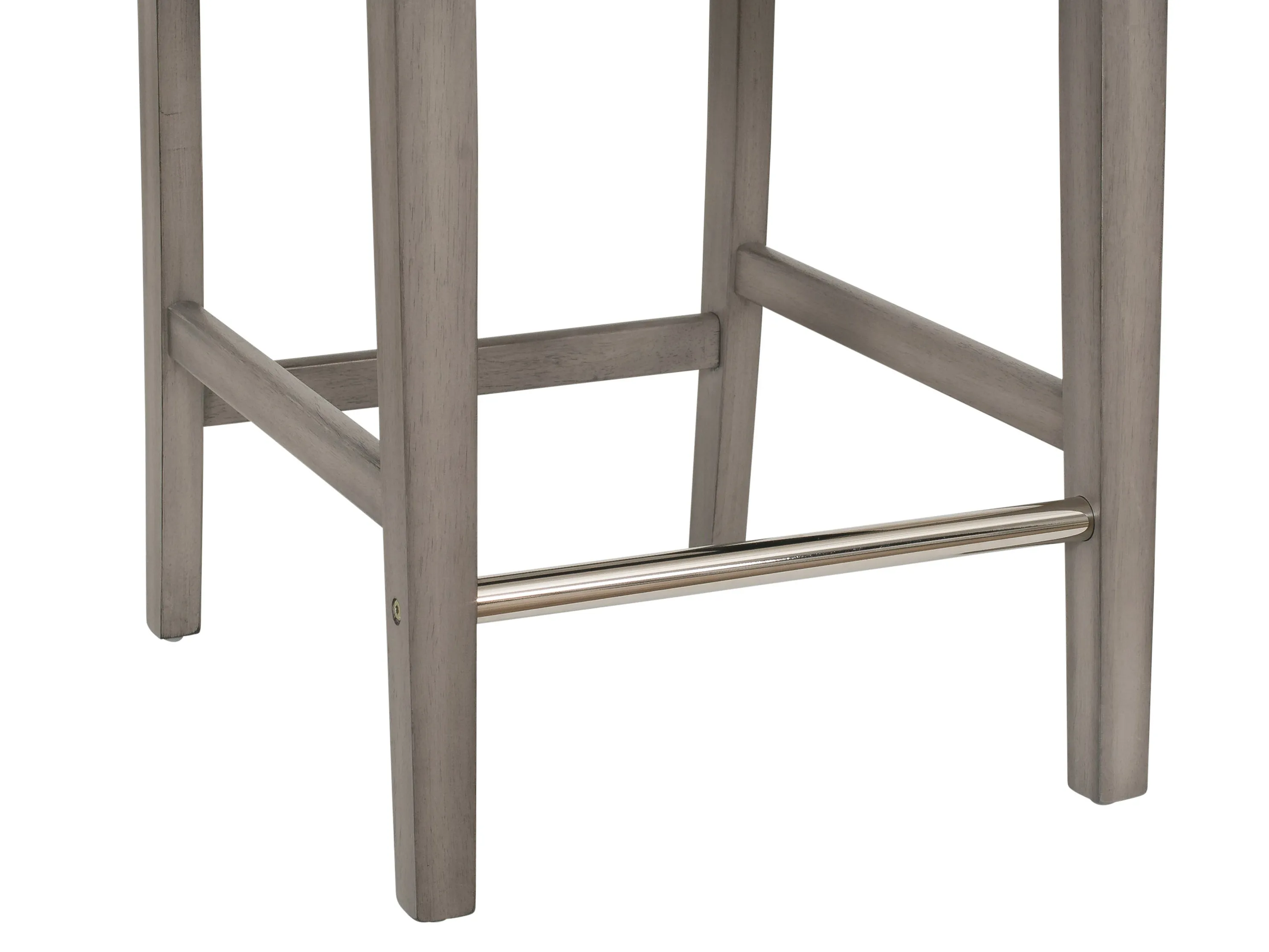 Dark Grey Fabric Counter Height Stool