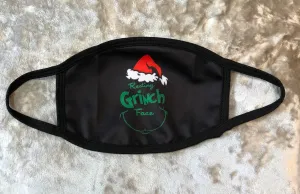 Face Mask Grinch Face