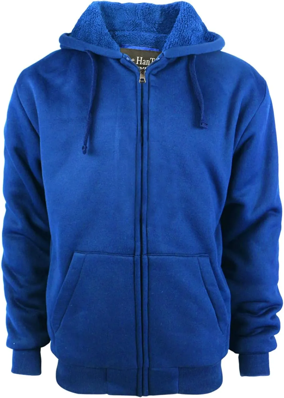 Gary Com Heavyweight Sherpa Hoodies for Men, Thick Fleece Lined Full Zip Up Winter Warm Sweatshirts Work Jackets