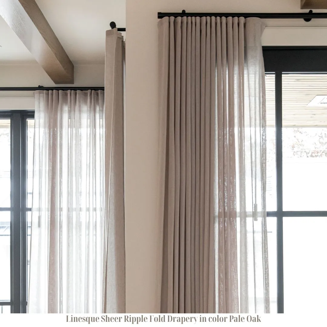 Idyllic Linen Wind's breath, Ripple fold, REGULAR LINING