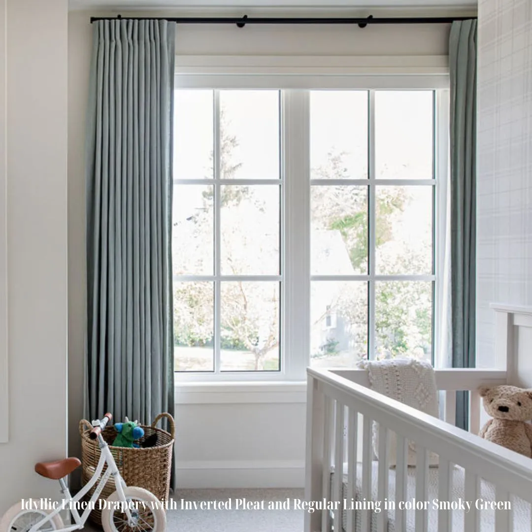 Idyllic Linen Wind's breath, Ripple fold, REGULAR LINING