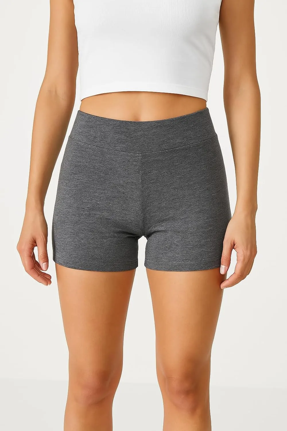 Summer Lounge Yoga Shorts for Women- High Waist Sculpted, No Rolling, No Digging, Ultra Soft Breathable, 4 Way Stretch Fit