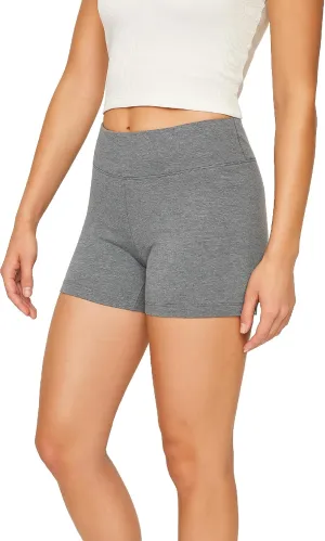 Summer Lounge Yoga Shorts for Women- High Waist Sculpted, No Rolling, No Digging, Ultra Soft Breathable, 4 Way Stretch Fit