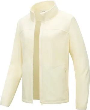 TBMPOY Womens Polar Fleece Jacket Full Zip Lightweight Winter Jackets with 4 Pockets Warm Hiking Outdoor Thermal Coat