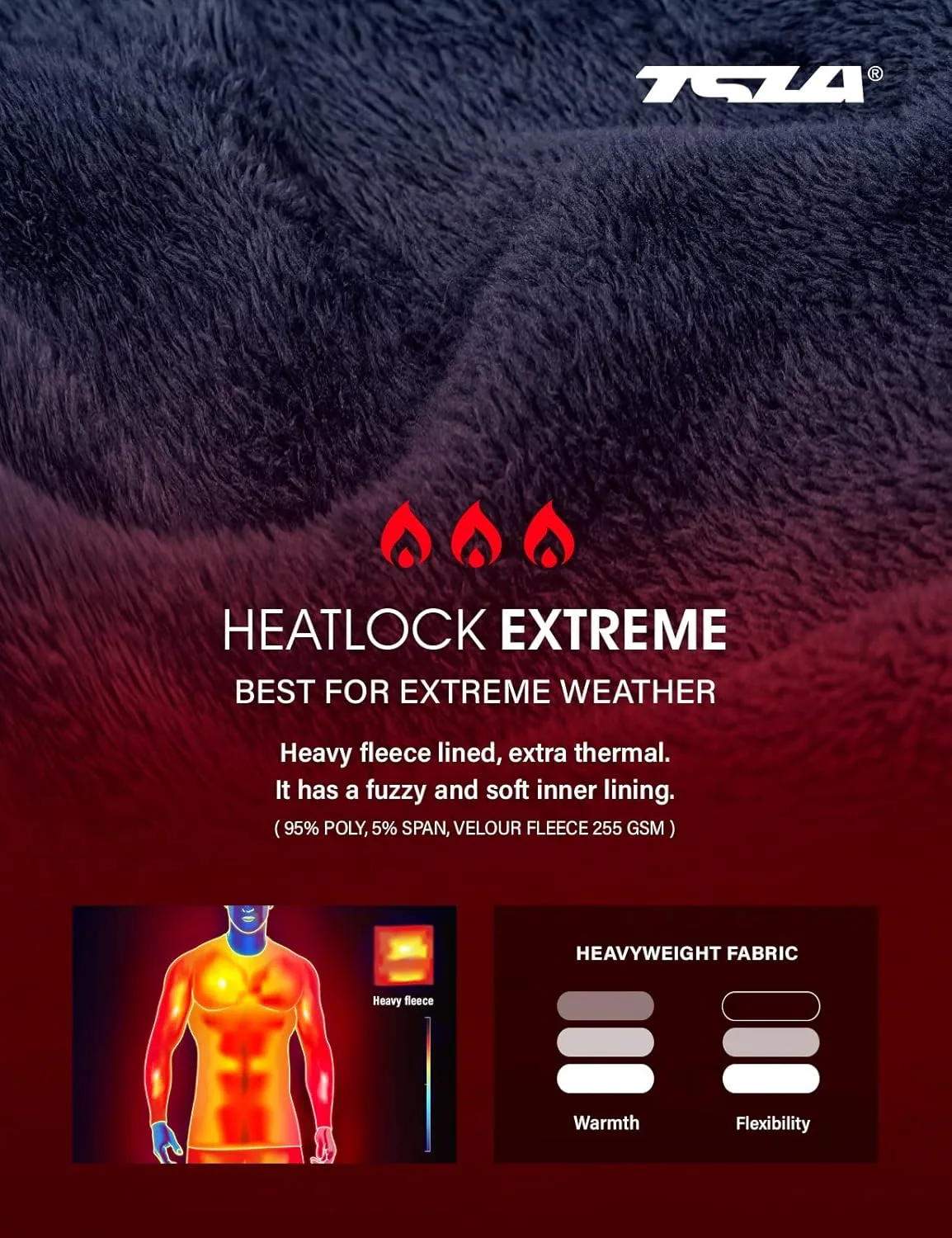 TSLA Men's Thermal Underwear Set, Microfiber Soft Fleece Lined Long Johns, Winter Warm Base Layer Top & Bottom
