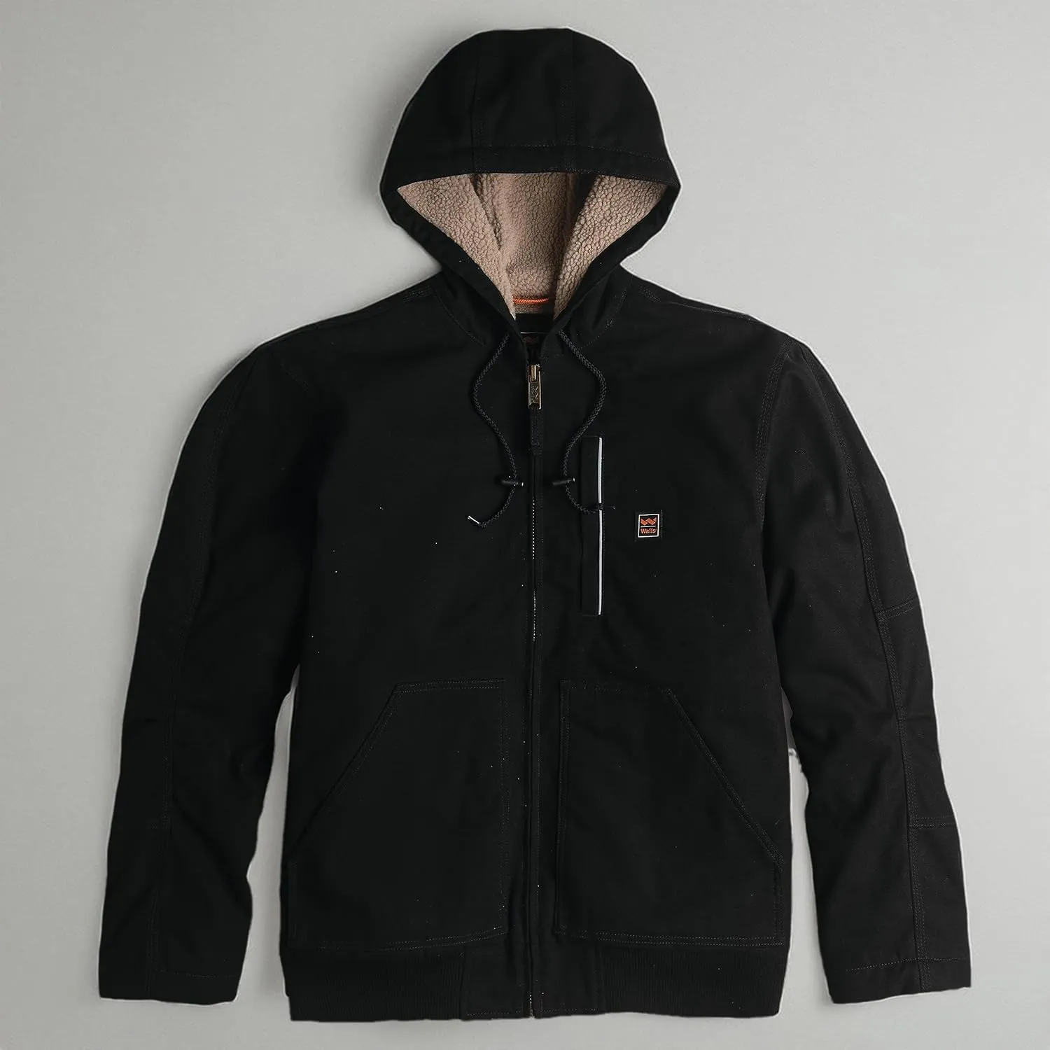 Walls Men's Mingus DWR Duck Hooded Bomber Work Jacket