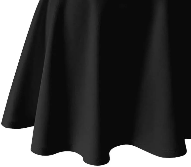 Women's Basic Versatile Stretchy Flared Skater Skirt (S-XL)